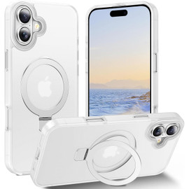 Shade Series MagSafe Case with Kickstand Ring Holder for iPhone 16 Plus - Clear