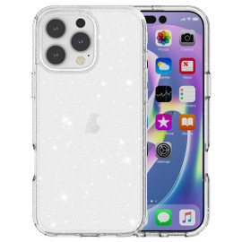 Crystal Glitter Fusion Case for iPhone 16 Pro - Clear