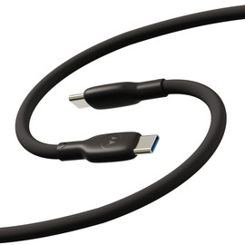Motorola TurboPower Silicone 100W 5A USB-C to USB-C Cable 6.6ft - Black