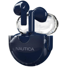 Nautica T320 True Wireless Bluetooth Earbuds with Charging Case - Navy Blue