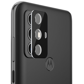 HD Tempered Glass Camera Lens Protector for Motorola Moto G Play 2023 - Black
