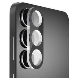 HD Tempered Glass Camera Lens Protector for Samsung Galaxy S25 Plus - Black