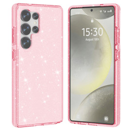 Crystal Glitter Fusion Case for Samsung Galaxy S25 Ultra - Pink