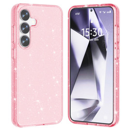 Crystal Glitter Fusion Case for Samsung Galaxy S25 Plus - Pink