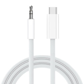 3.5mm Audio Cable with USB-C Connector - White