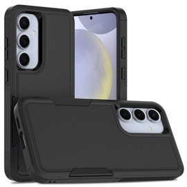 Military Grade TUFF Hybrid Armor Case for Samsung Galaxy S25 - Black