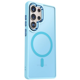 Shade Series Hybrid Case with MagSafe Magnetic Ring for Samsung Galaxy S25 Ultra - Blue