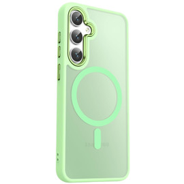 Shade Series Hybrid Case with MagSafe Magnetic Ring for Samsung Galaxy S25 Plus - Green