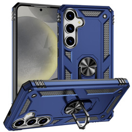 Military Grade Hybrid Case with Ring Grip for Samsung Galaxy S25 - Blue
