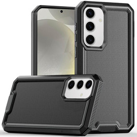 Military Grade TUFF Rank Hybrid Armor Case for Samsung Galaxy S25 Plus - Black