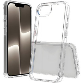 Tough Shield Snap-on Transparent Hybrid Case for iPhone 16e - Clear