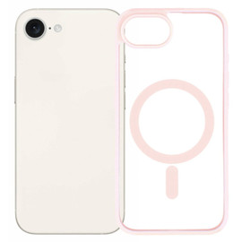 Acrylic Transparent Case with MagSafe for iPhone 16e - Pink