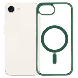 Acrylic Transparent Case with MagSafe for iPhone 16e - Green