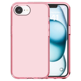 Ultra Slim Hybrid Transparent Case for iPhone 16e - Pink