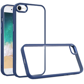 Optical Grade Acrylic Transparent Case for iPhone 16e - Blue