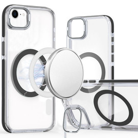 Clarity Collection MagSafe Case with Camera Ring Stand for iPhone 16e - Black