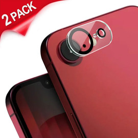 2-Pack HD Tempered Glass Camera Lens Protector for iPhone 16e