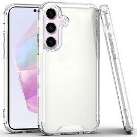 Shockproof Fusion Shield Tough Snap-on Case for Samsung Galaxy A36 5G - Clear