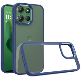 Optical Grade Acrylic Transparent Case for Motorola Moto G Power 2025 - Blue