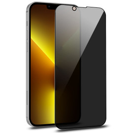 Privacy Full Coverage Tempered Glass Screen Protector for iPhone 16e / iPhone 14 / iPhone 13 / iPhone 13 Pro