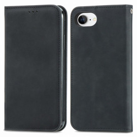 Leather Folio Wallet Case for iPhone 16e - Black