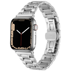 Sloan Stainless Steel Link Band for Apple Watch 49mm / 46mm / 45mm / 44mm - Silver