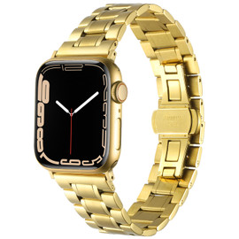 Sloan Stainless Steel Link Band for Apple Watch 42mm / 41mm / 40mm - Gold