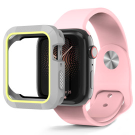 Halo Protective Bumper Case for Apple Watch 45mm Series 7 / 8 / 9 - Grey