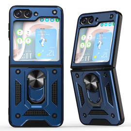 Ring Holder Case for Samsung Galaxy Z Flip 6 - Blue