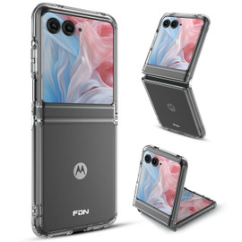 Tough Shield Transparent Case for Motorola Razr 2024 - Clear