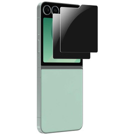2-Pack Privacy Tempered Glass Screen Protector (Outside Screen) for Samsung Galaxy Z Flip 6