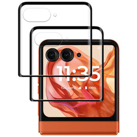 2-Pack 3D Curved Edge HD Tempered Glass Screen Protector (Outside Screen) for Motorola Razr 2024