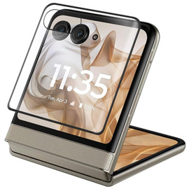 3D Curved Edge HD Tempered Glass Screen Protector (Outside Screen) for Motorola Razr 2024