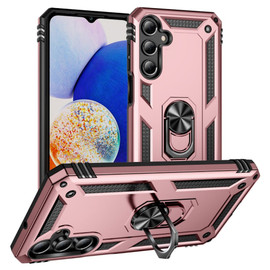 Military Grade Hybrid Case with Ring Grip for Samsung Galaxy A26 5G - Rose Gold