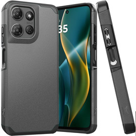 Shockproof Air Cushion Hybrid Case for Motorola Moto G Stylus 2025 - Charcoal Grey