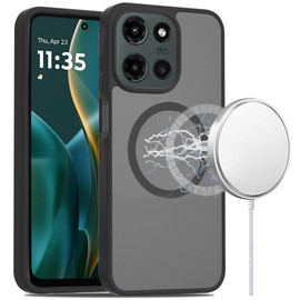 Shade Series Hybrid Case with MagSafe Magnetic Ring for Motorola Moto G Stylus 2025 - Black