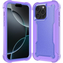Military Grade TUFF Extreme Hybrid Armor Case for iPhone 16 Pro - Purple