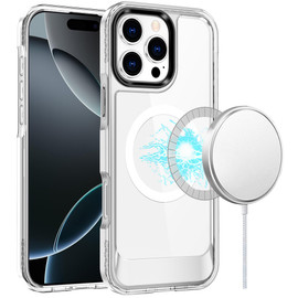 HD Crystal Transparent MagSafe Case for iPhone 16 Pro - Clear