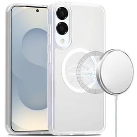 Shade Series Hybrid Case with MagSafe Magnetic Ring for Samsung Galaxy S25 Edge - Clear