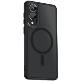 Shade Series Hybrid Case with Magnetic MagSafe Ring for Samsung Galaxy S25 Edge - Black