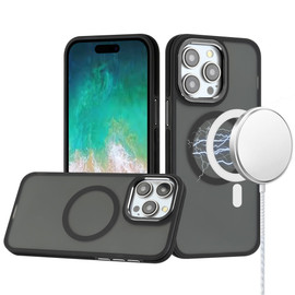 Royal Series Shatterproof MagSafe Case for iPhone 16 Pro Max - Black