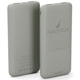 Nautica Urban PB210 Power Bank Battery Portable Charger 10000mAh - Moon Gray