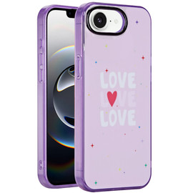Mood Series Designer Hybrid Case for iPhone 16e - Love