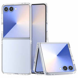 Coque Transparente Pour Galaxy Z Flip 7 Avec Protection Charnière | Design Avec Motif Fleuri - 6