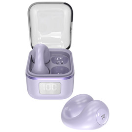 Echo Open True Wireless Bluetooth v5.3 Earbuds - Purple