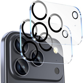 2-Pack HD Tempered Glass Camera Lens Protector for iPhone 17 Pro Max