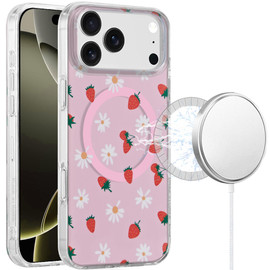 Mood Series MagSafe Hybrid Case for iPhone 17 Pro Max - Strawberry