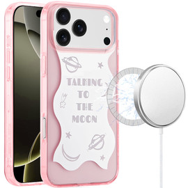 Mood Series MagSafe Hybrid Case for iPhone 17 Pro Max - Talking To The Moon