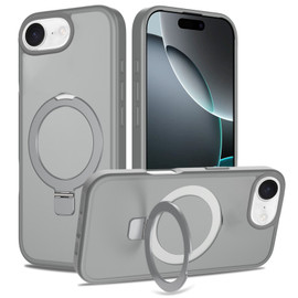 Shade Series MagSafe Hybrid Case with Ring Stand for iPhone 16e - Grey
