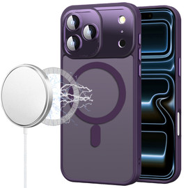 Shade Series MagSafe Case with Camera Lens Protector for iPhone 17 Pro Max - Purple